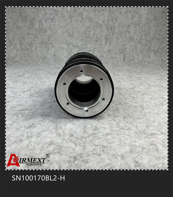 SN100170BL2-H Slim Rubber Shock Absorber Double Convoluted Air Bellow Suspension