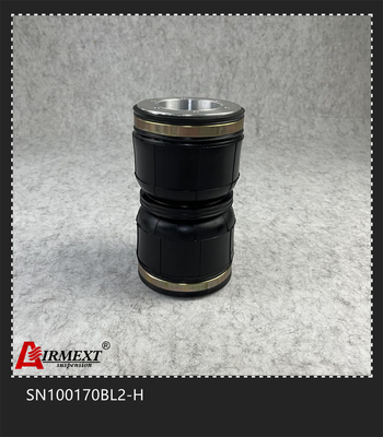 SN100170BL2-H Slim Rubber Shock Absorber Double Convoluted Air Bellow Suspension
