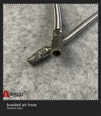 Stainless Steel Braided Air Compressor Hose Air Pipe Pneumatic