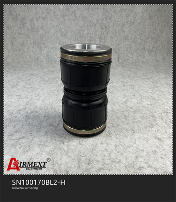 PCBR Rubber Double Convoluted Air Suspension Spring 145 PSI SN100170BL2-H