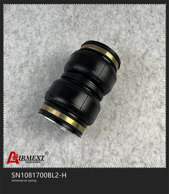 Double Convoluted Airbag Shock Absorber Rubber Air Spring SN108170BL2-H