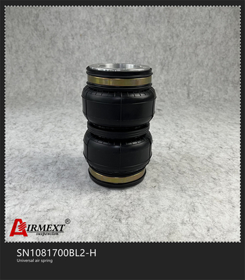 Double Convoluted Airbag Shock Absorber Rubber Air Spring SN108170BL2-H