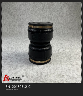 Closed Encplate Air Suspension Spring Air Bag Bellows SN120180BL2-C