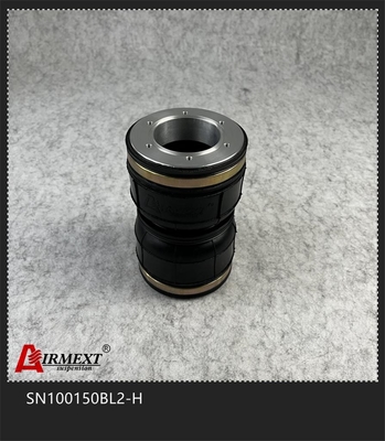 SN100150BL2-H Black Air Suspension Spring Double Convoluted Airbag Shock Absorber