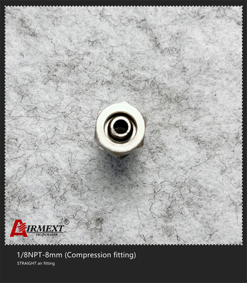 1/8NPT-8mm Straight Air Fitting Elbow Stainless Steel Compression Fittings
