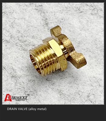 Air Compressor External Seat Air Tank Drain Cock Alloy Metal