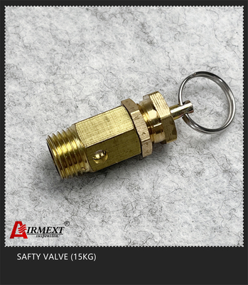 Plastic Tubing Air Receiver Safety Valve 150 Psi Air Pressure Relief Valve