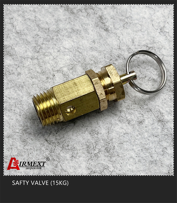 Plastic Tubing Air Receiver Safety Valve 150 Psi Air Pressure Relief Valve