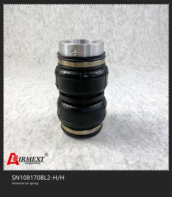 Double Convoluted Rubber Air Spring Airbag Shock Absorber SN108170BL2-H/H