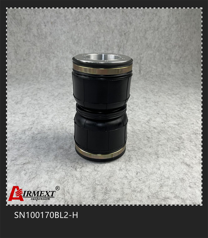SN100170BL2-H Slim Rubber Shock Absorber Double Convoluted Air Bellow Suspension