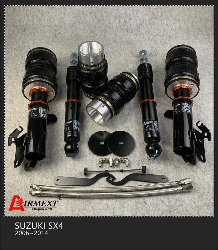 ISO9001 Suzuki SX4 Air Bag Strut Kit 2006-2014 Adjustable Air Shocks For Cars