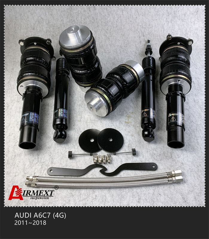 AIRMEXT Air Suspension Shock Absorber System For AUDI A6 C7 2011-2018